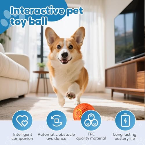 Automatic Rolling Dog Ball Toy