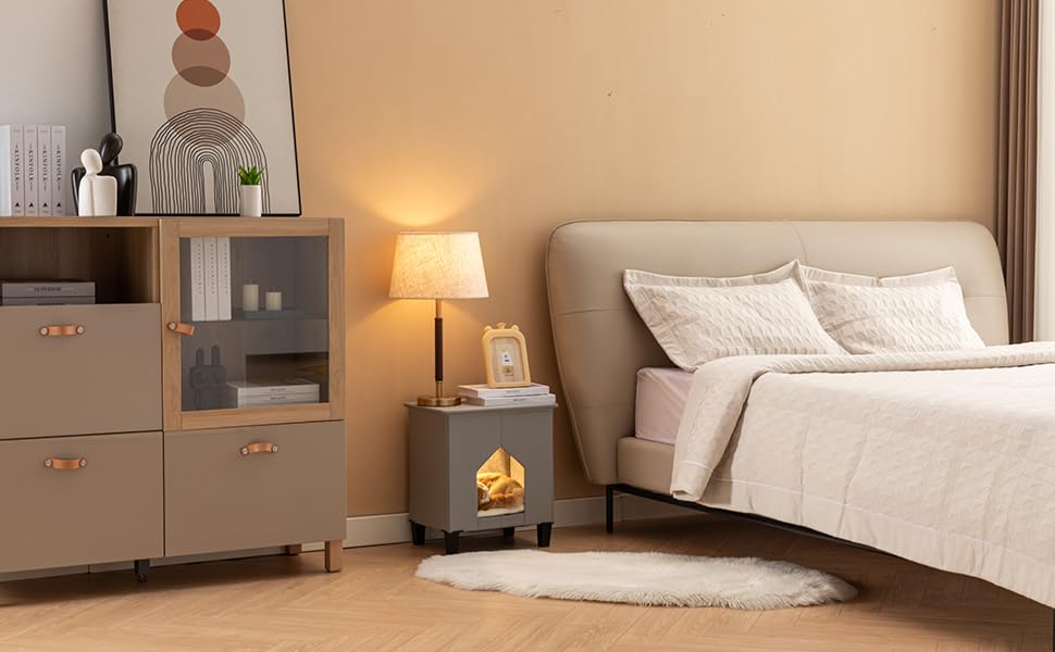 Cat Condo Side Table House