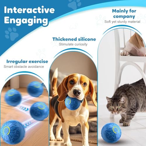 Automatic Rolling Dog Ball Toy