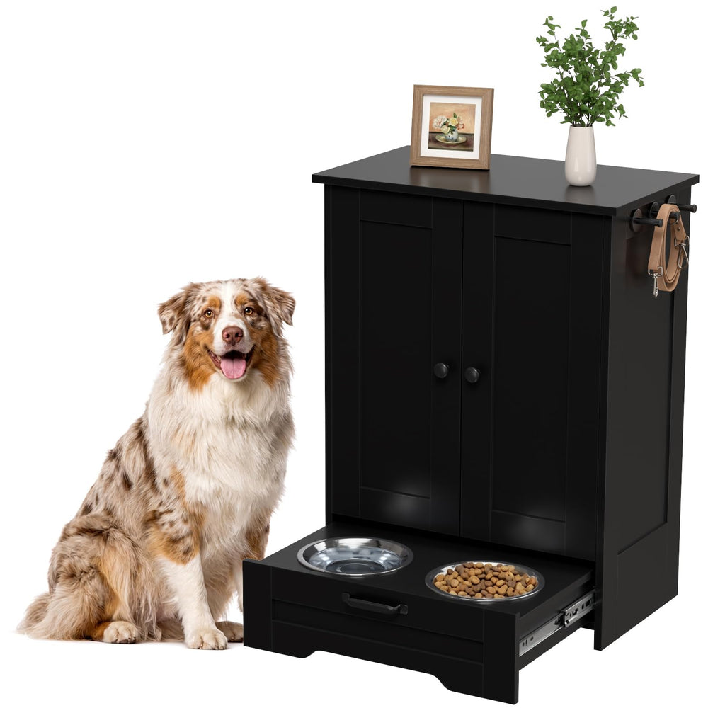 Dog Feeding Station Cabinet