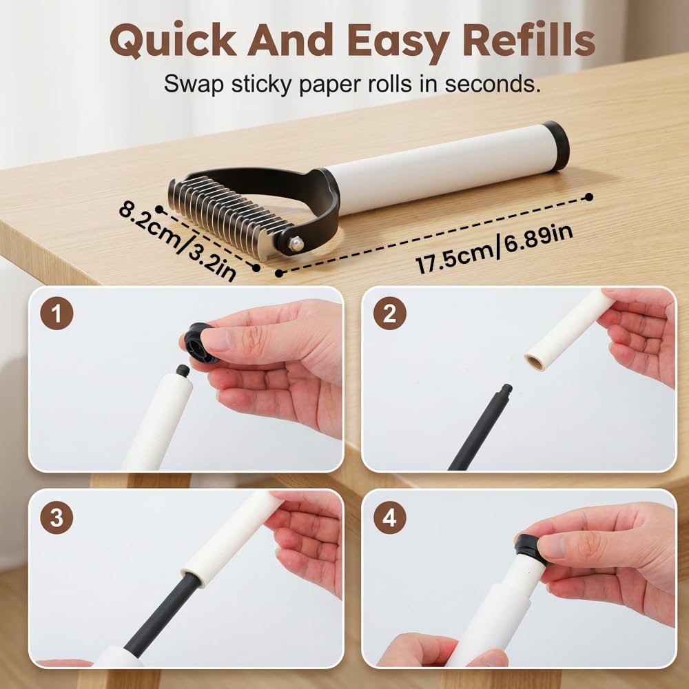 Double-Sided Dematting Comb
