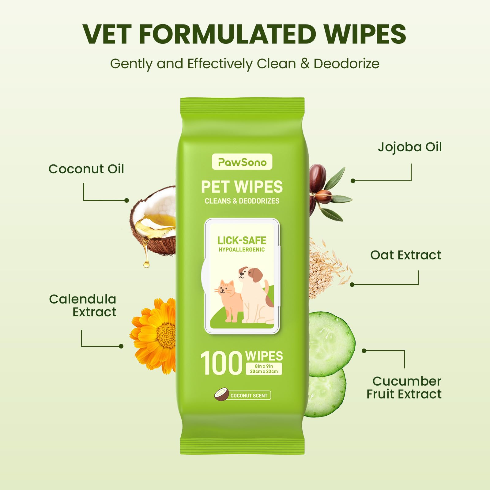 PawSono Grooming wipes