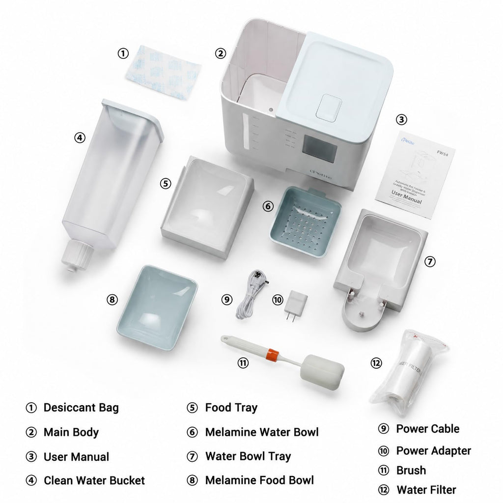 WiFi Pet Feeder & Waterer Set