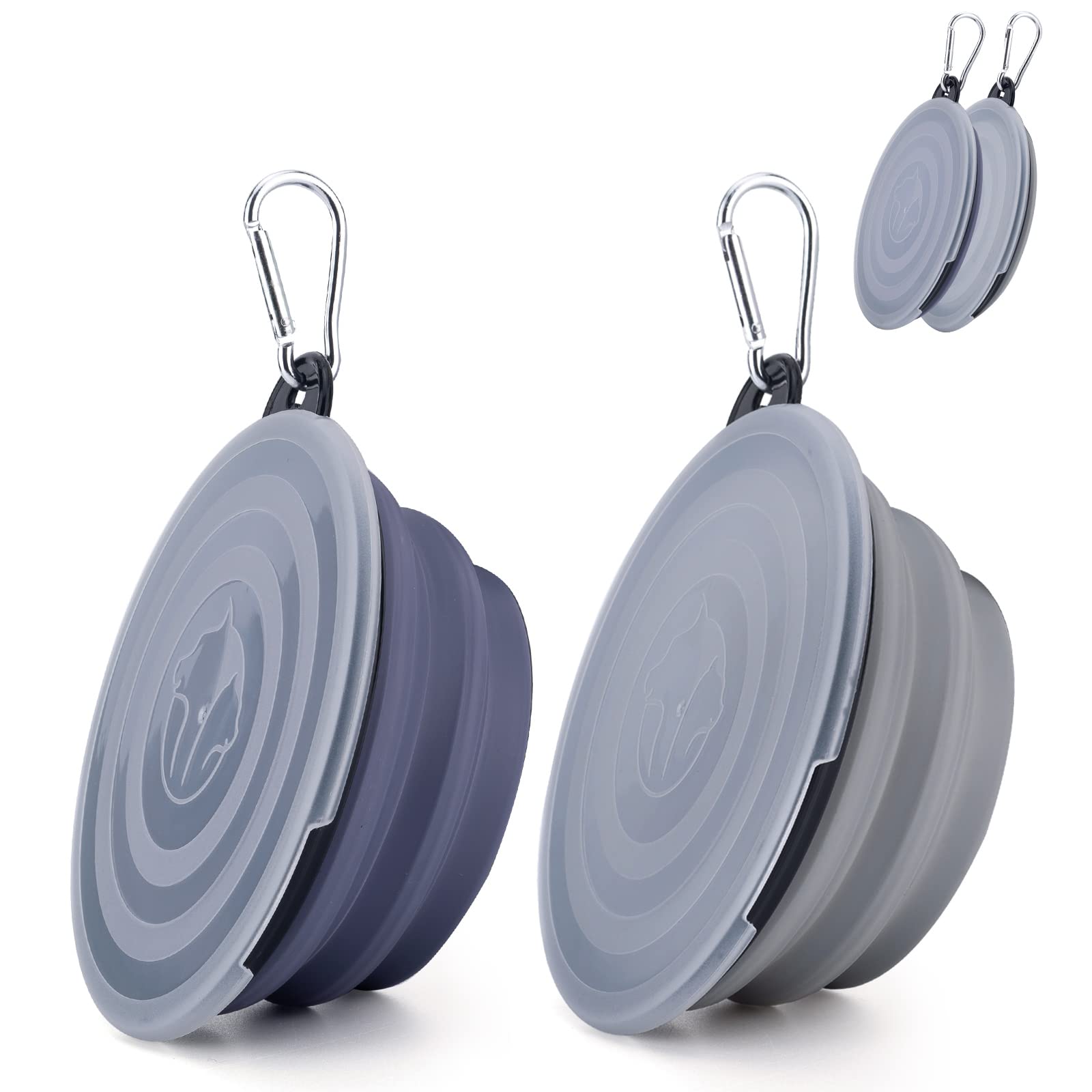 Collapsible Travel Pet Bowls Set