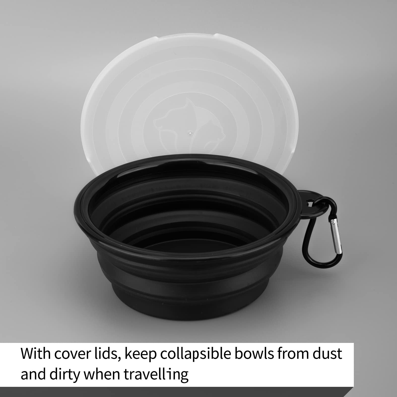 Collapsible Travel Pet Bowls Set