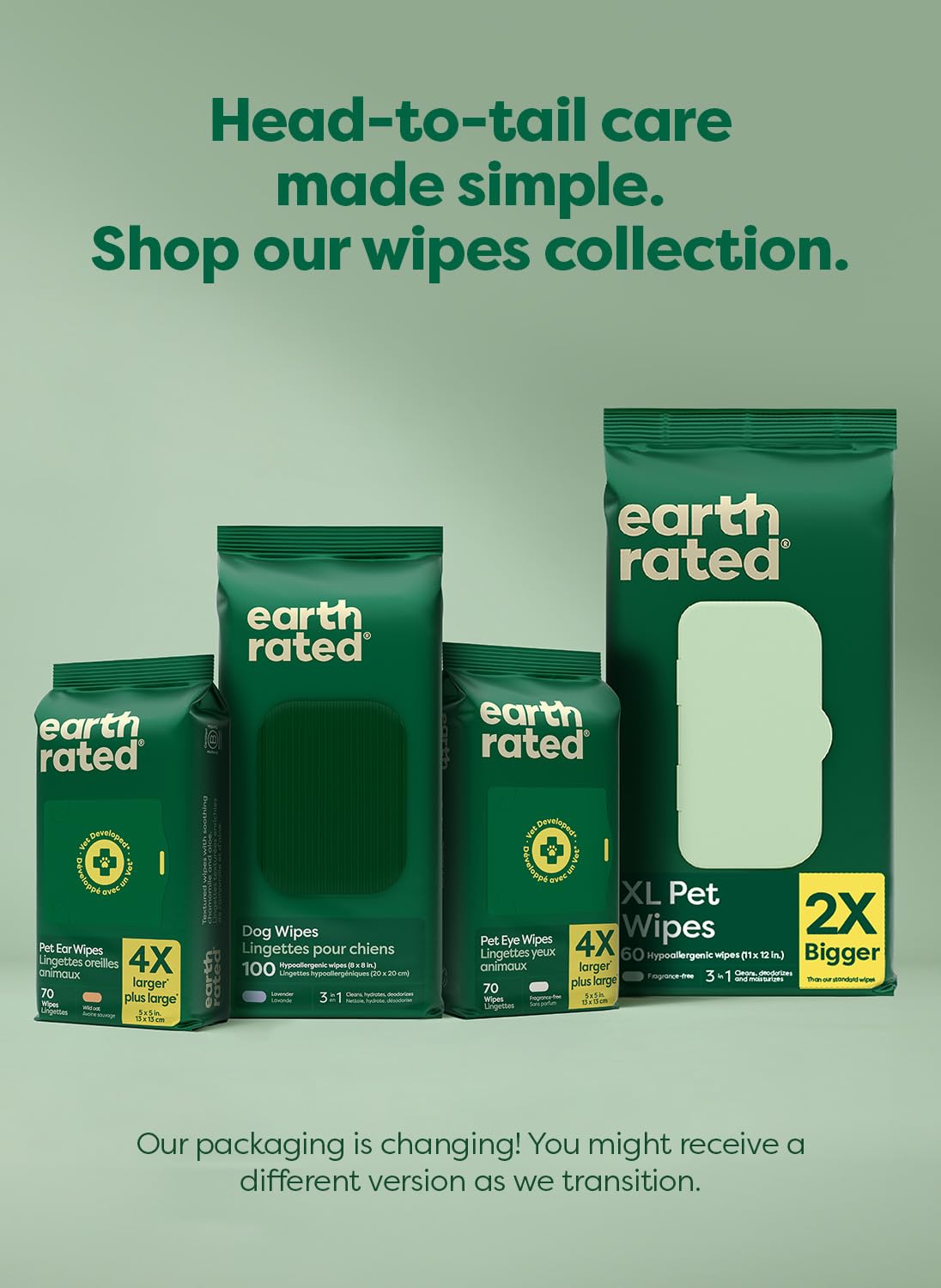 Hypoallergenic Pet Cleaning Wipes