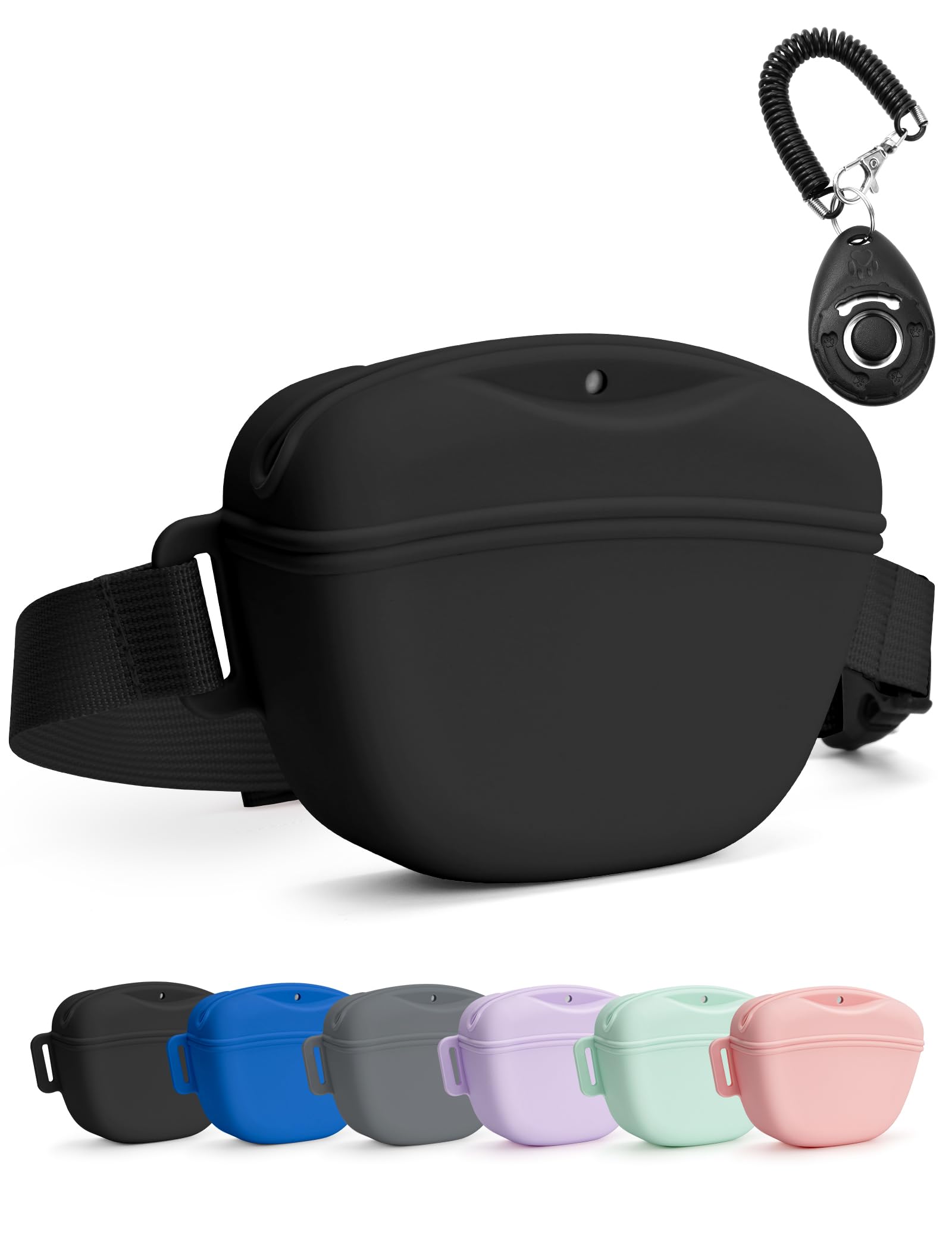 Dog Treat Pouch with Clicker