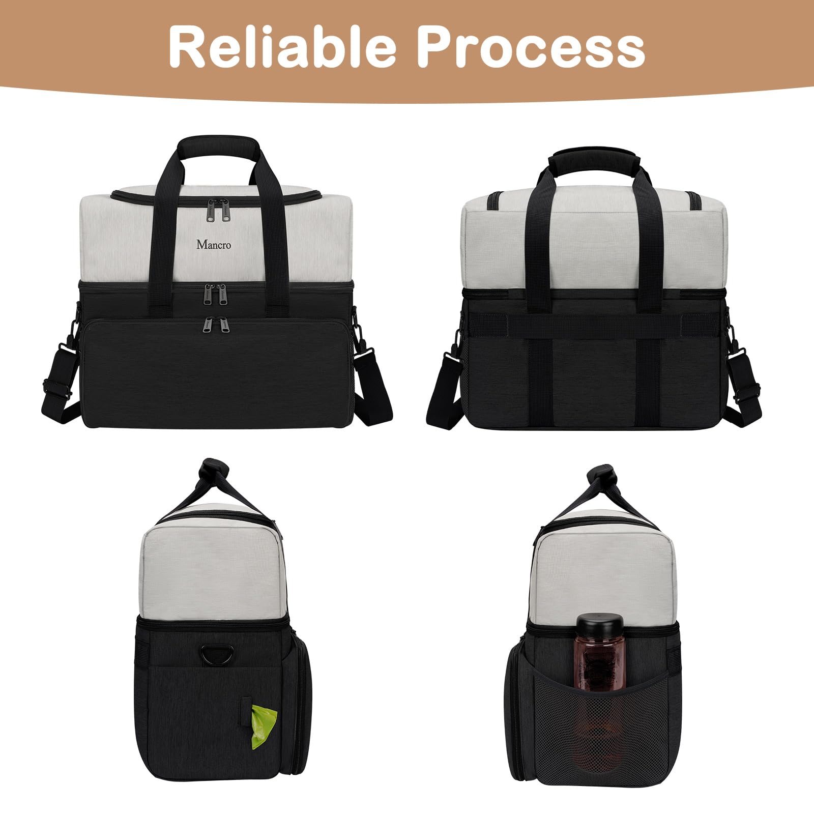 Dual Layer Dog Travel Bag
