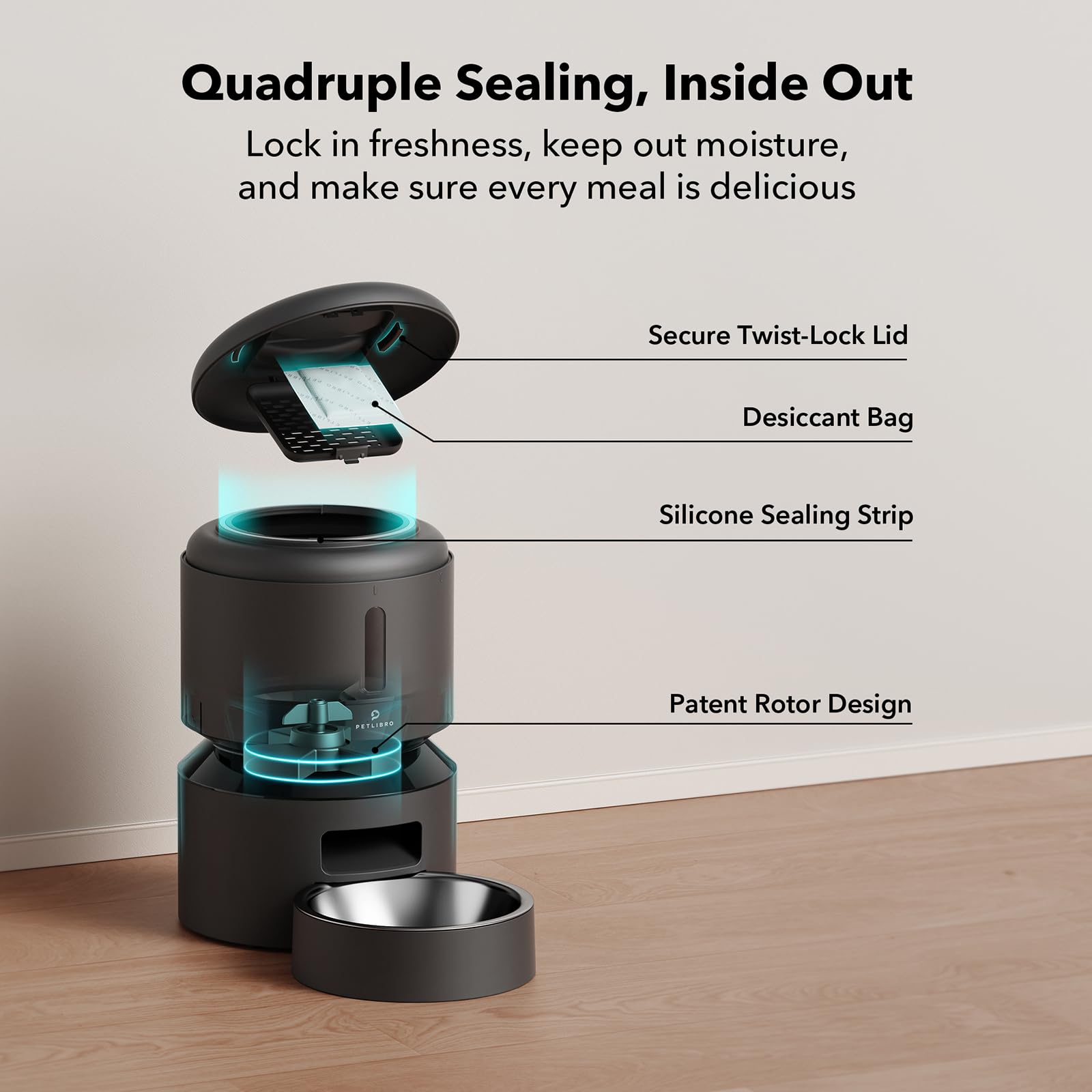5G WiFi Automatic Pet Feeder