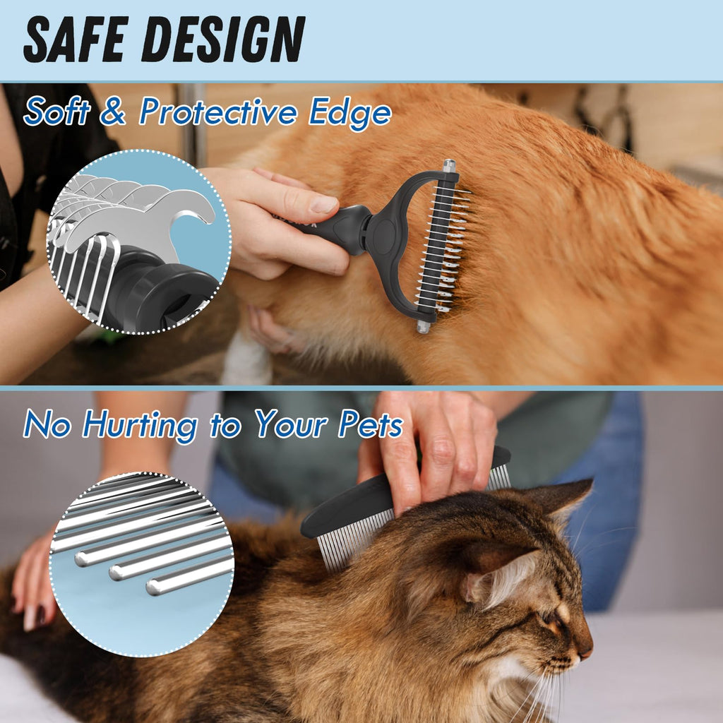 Pet Grooming Brush & Comb Set