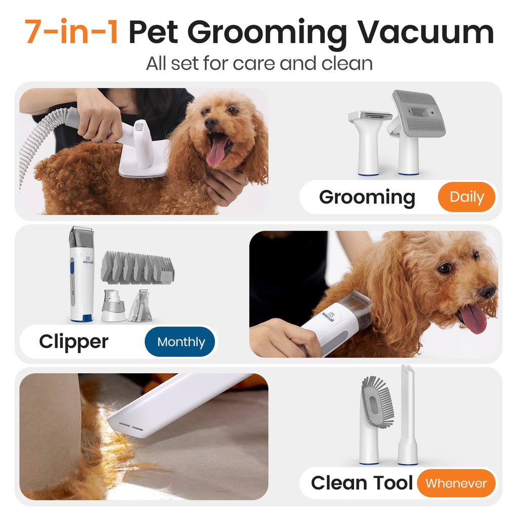 Pet Grooming Vacuum Kit