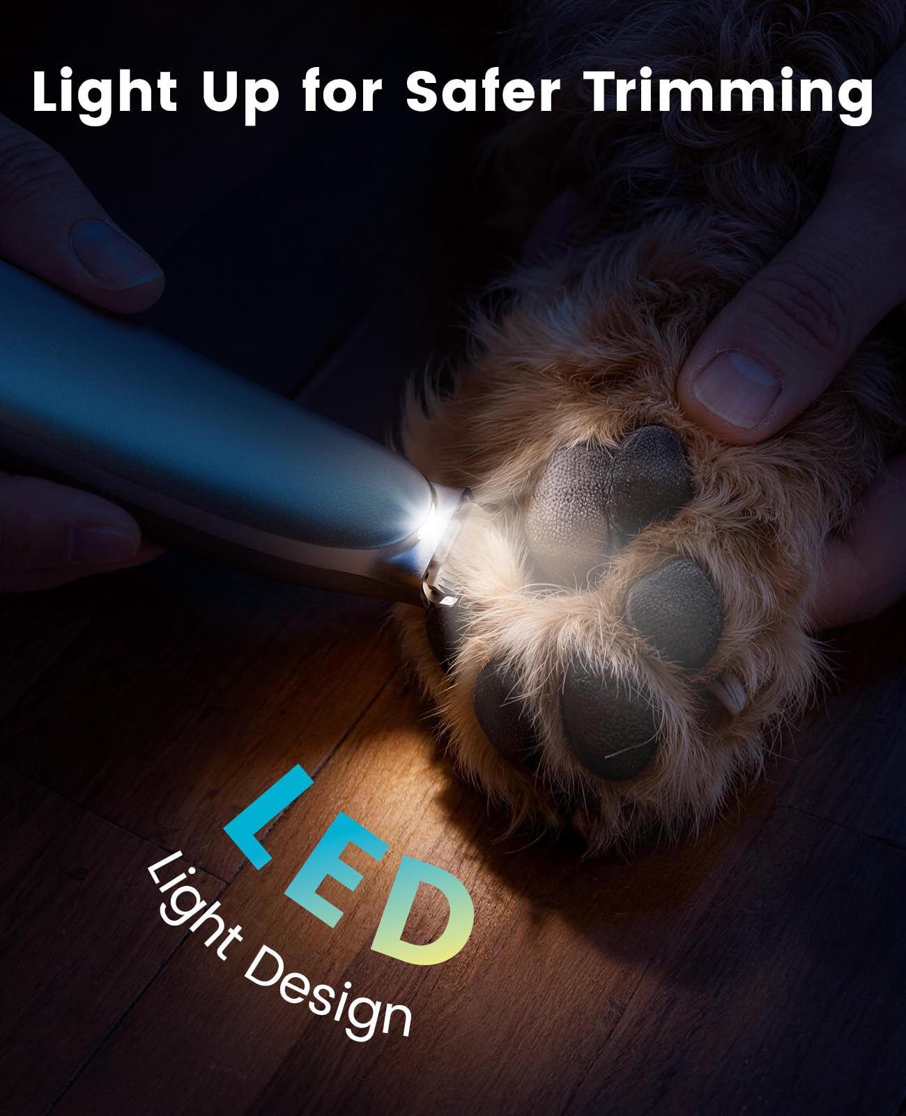 2-Speed LED Pet Paw Trimmer