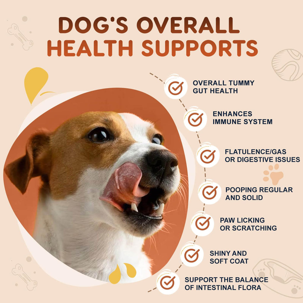 Dog Probiotics with Pumpkin & Fish Oil