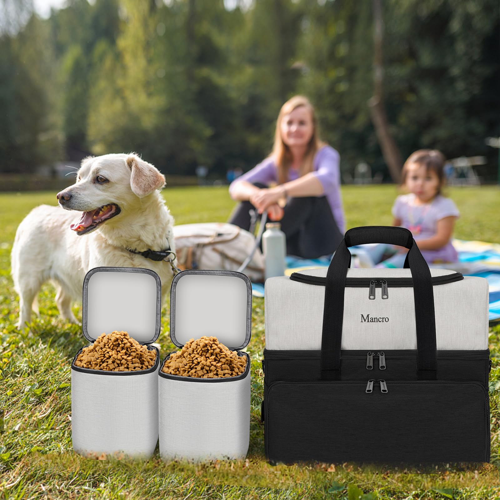 Dual Layer Dog Travel Bag