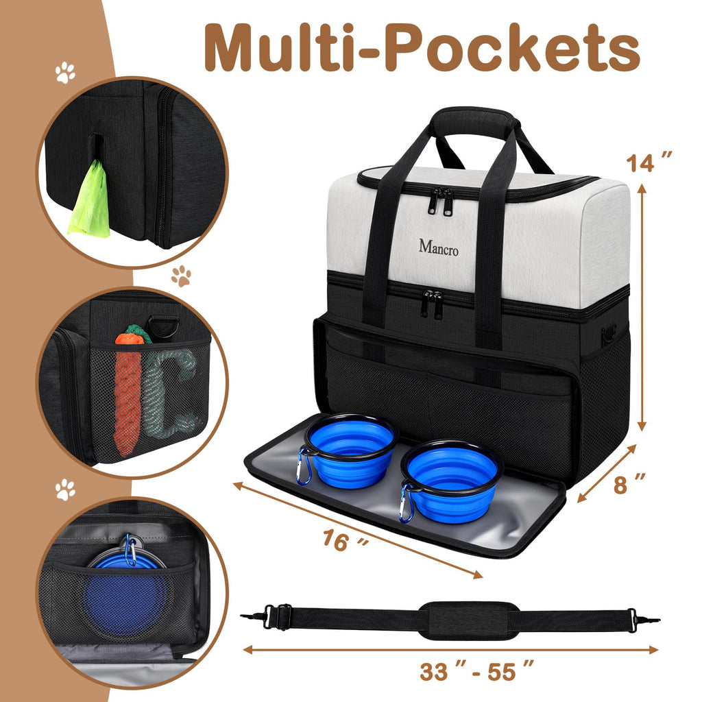 Dual Layer Dog Travel Bag