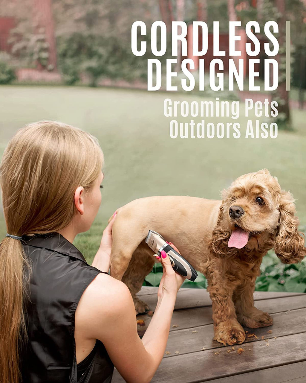 Cordless Pet Grooming Clippers