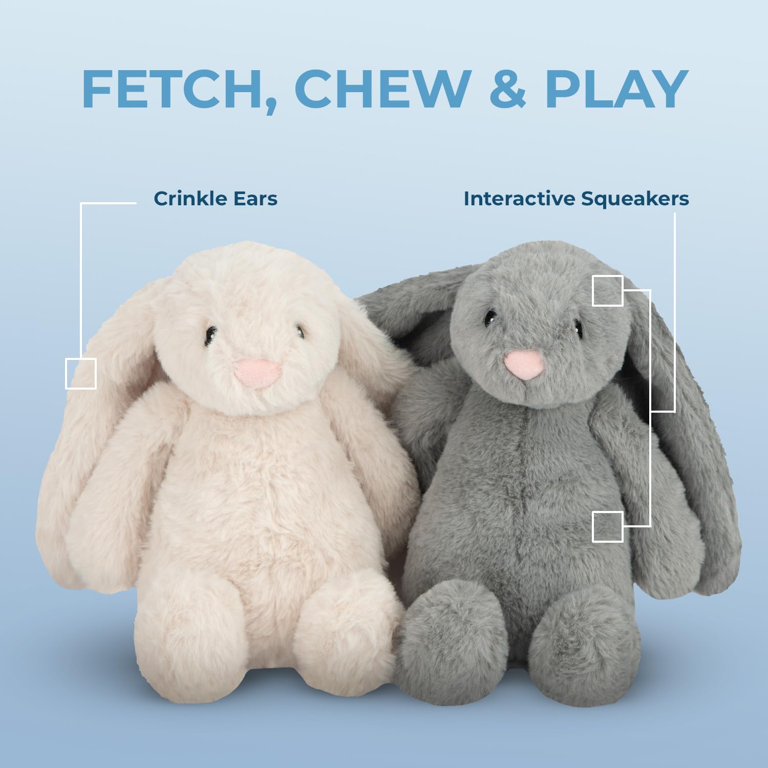 Interactive Squeaky Dog Toy