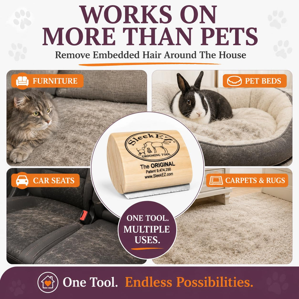 Pet Hair Removal Grooming Brush