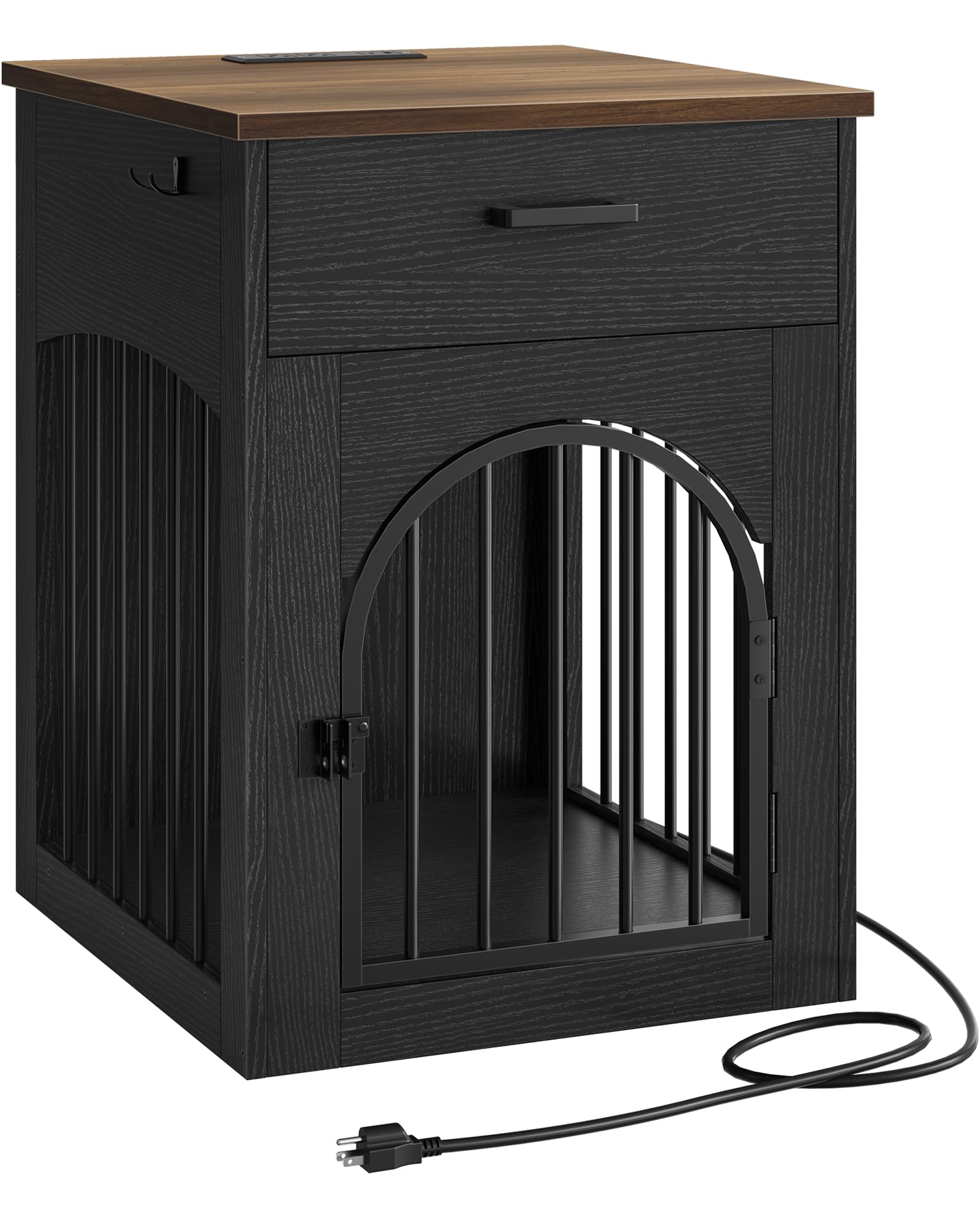 Dog Crate End Table with Storage