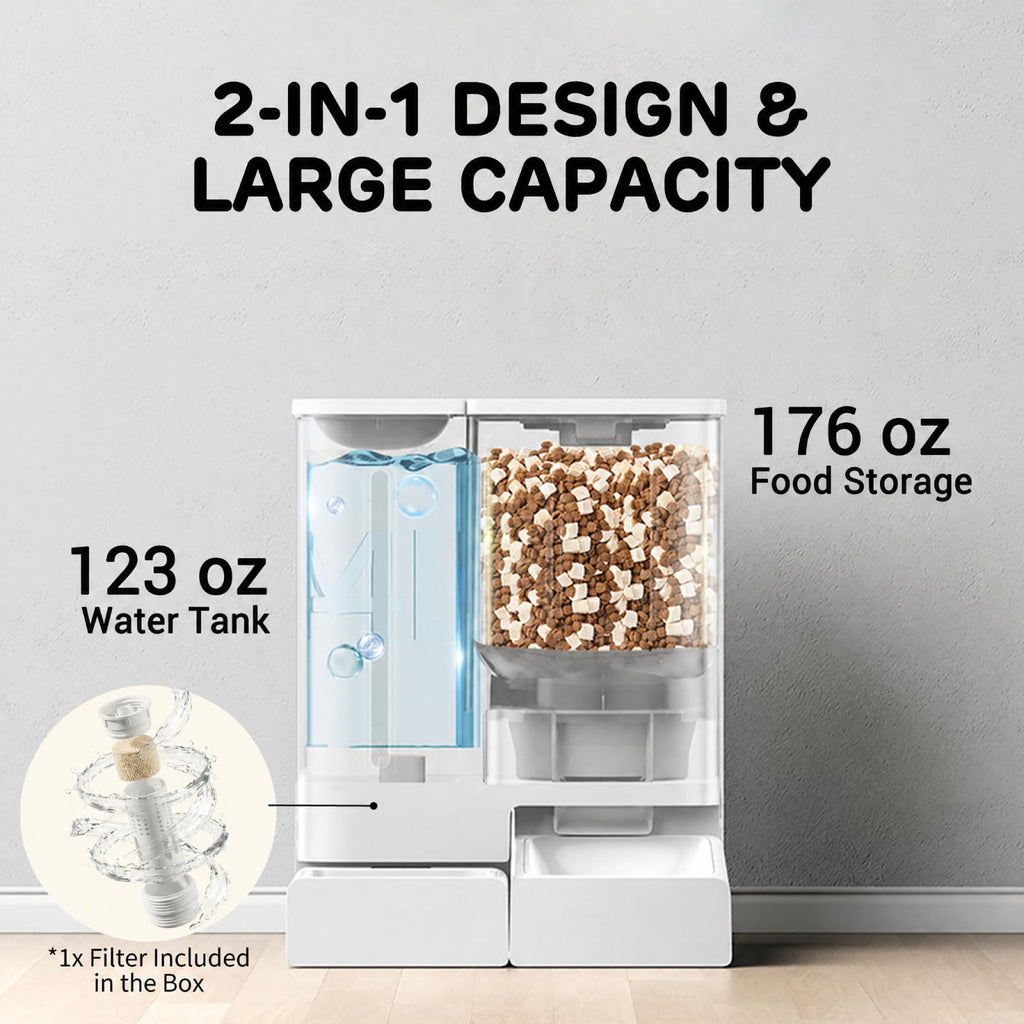 WiFi Pet Feeder & Waterer Set