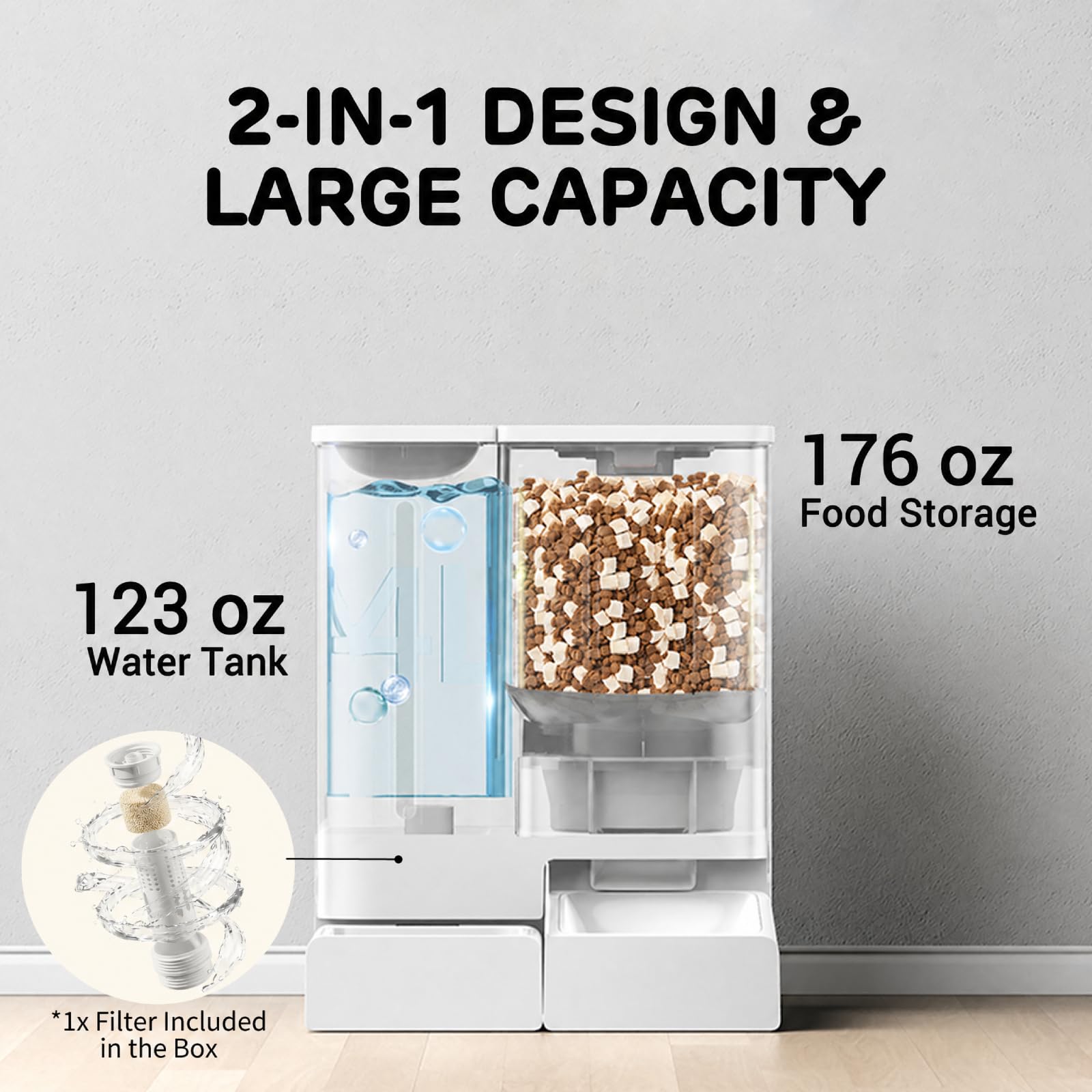 WiFi Pet Feeder & Waterer Set