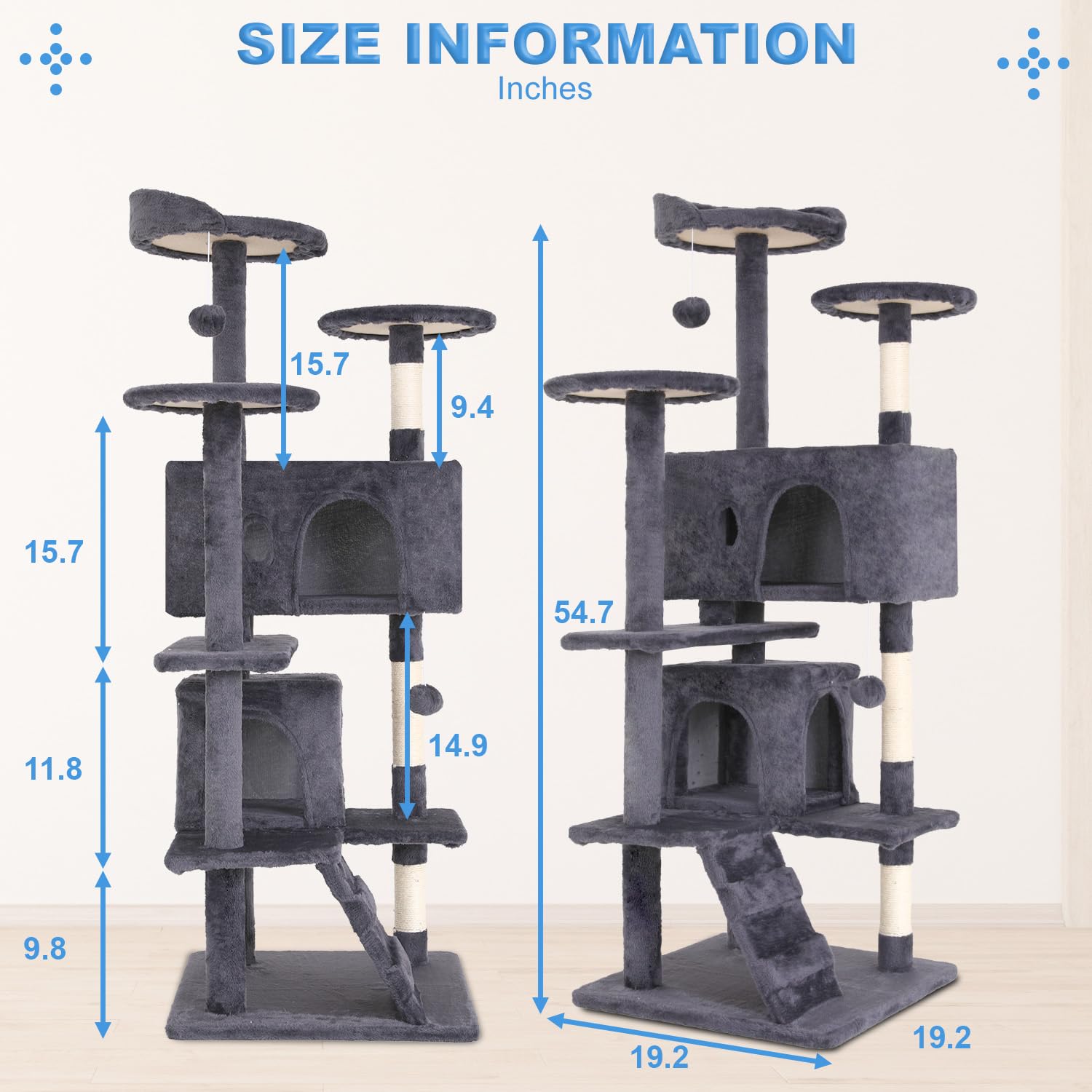 Multi-Level Cat Tree Tower