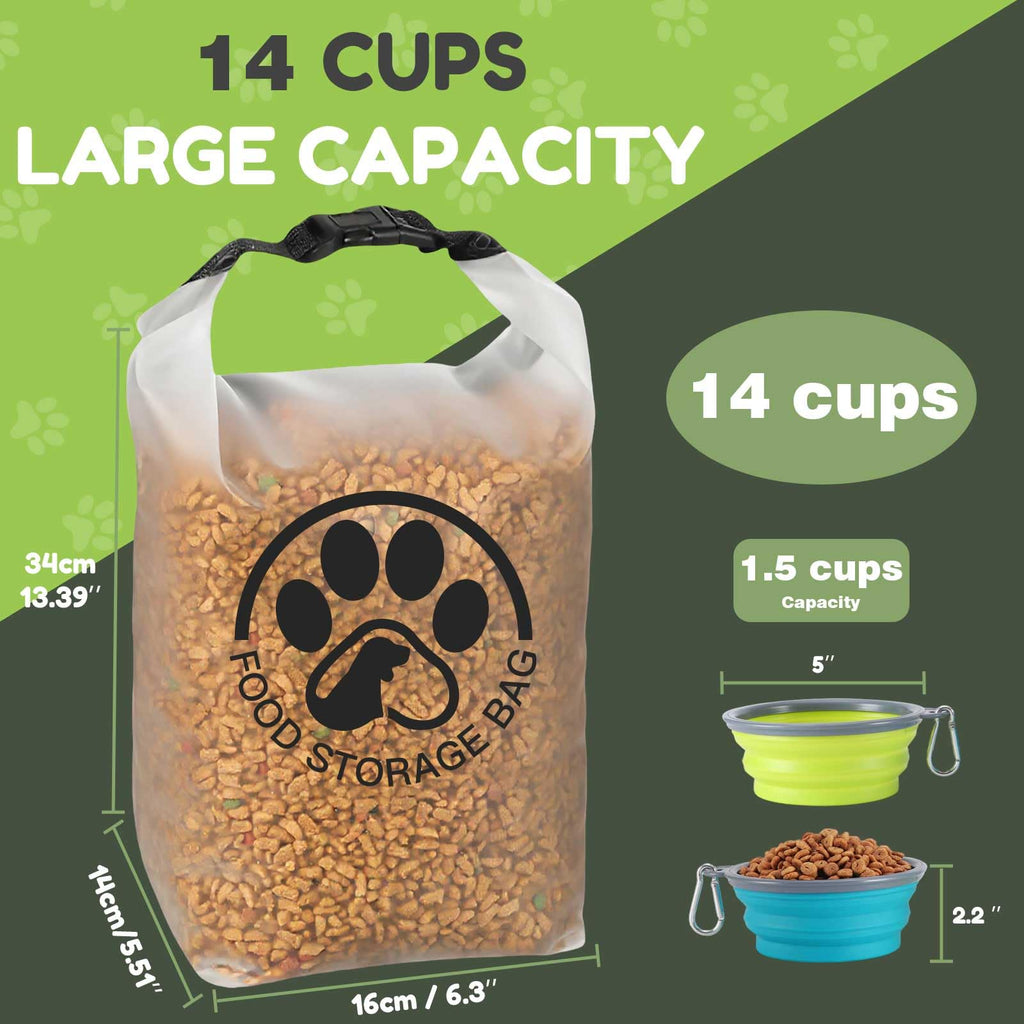 Travel Pet Food Storage Bag