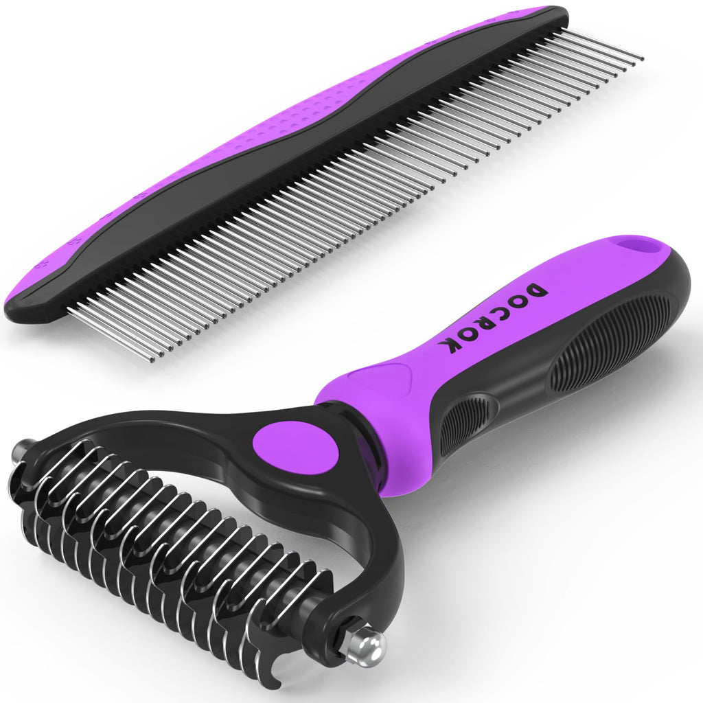 Pet Grooming Brush & Comb Set