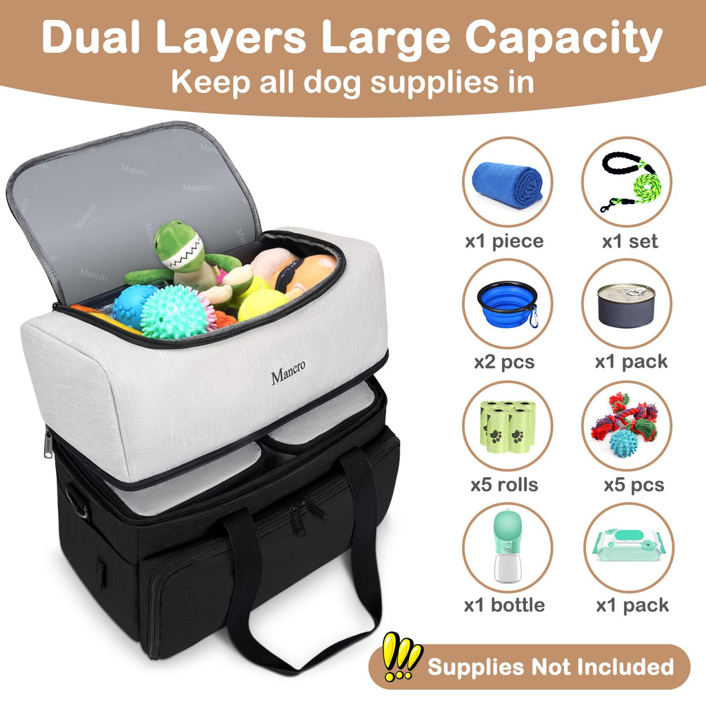 Dual Layer Dog Travel Bag