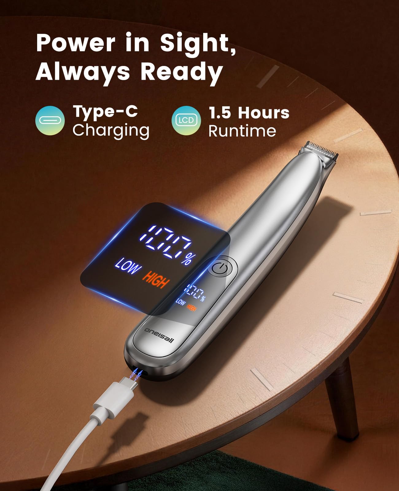 2-Speed LED Pet Paw Trimmer