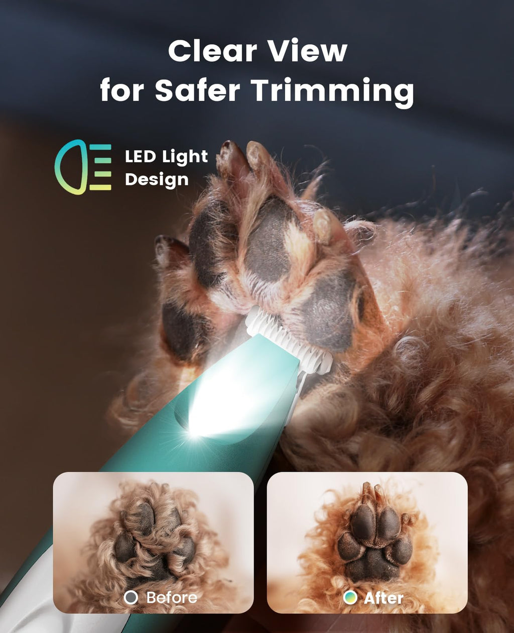 LED Pet Paw Trimmer