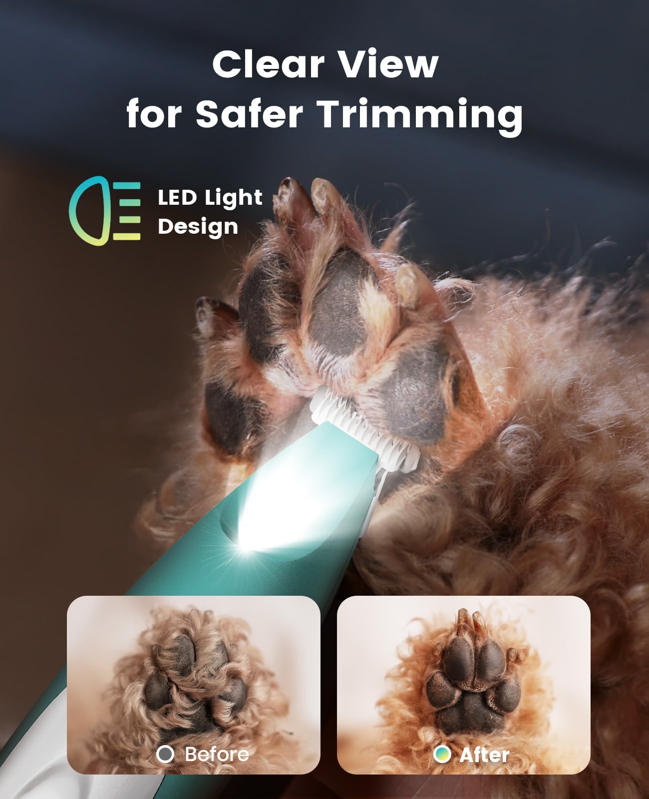 LED Pet Paw Trimmer