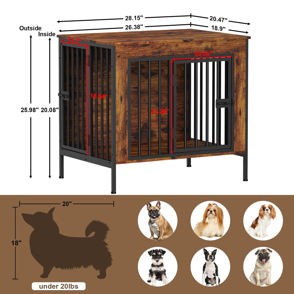 Single & Double Dog Crate Furniture