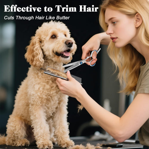 4-in-1 Pet Grooming Scissors Kit