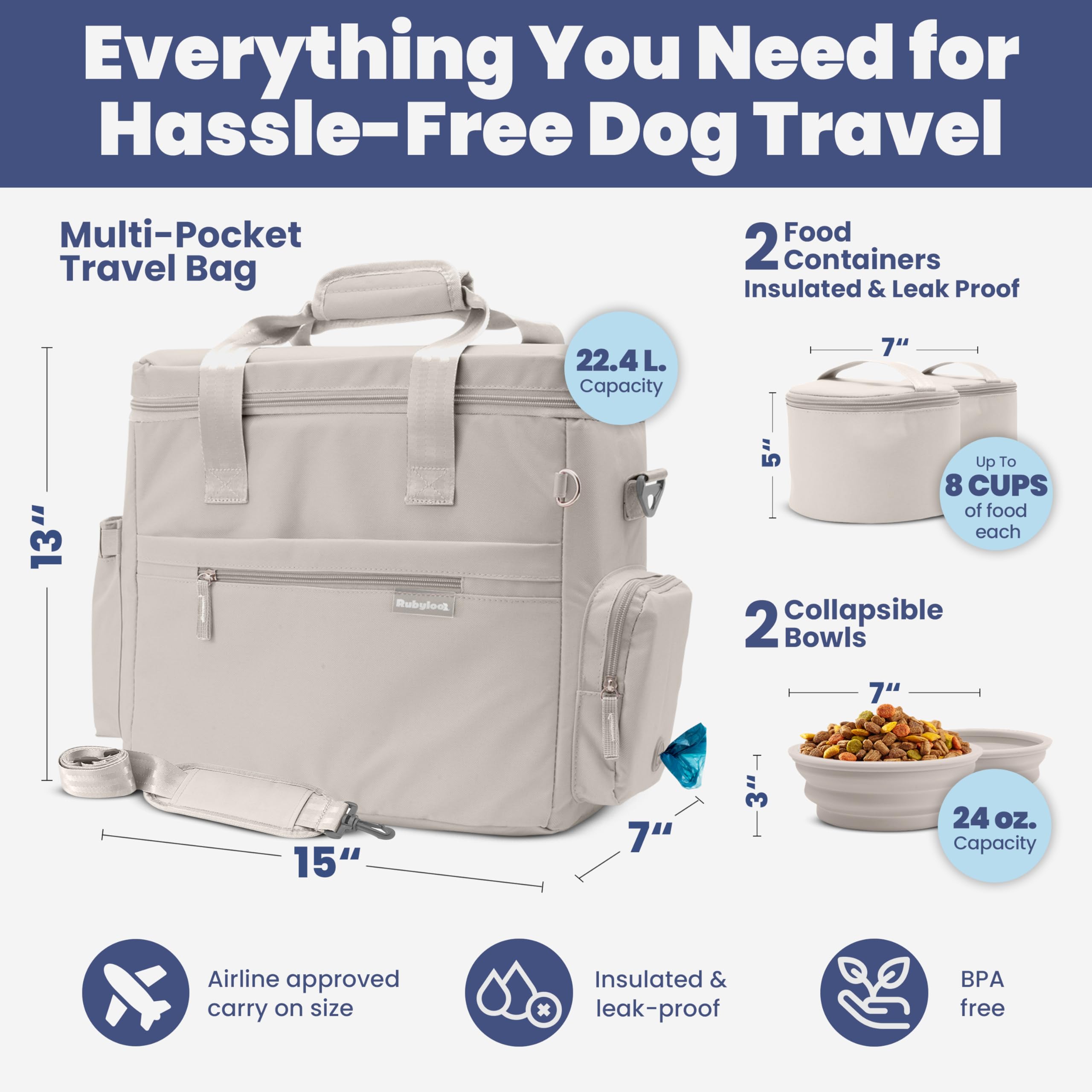 Pet Travel Feeding Kit