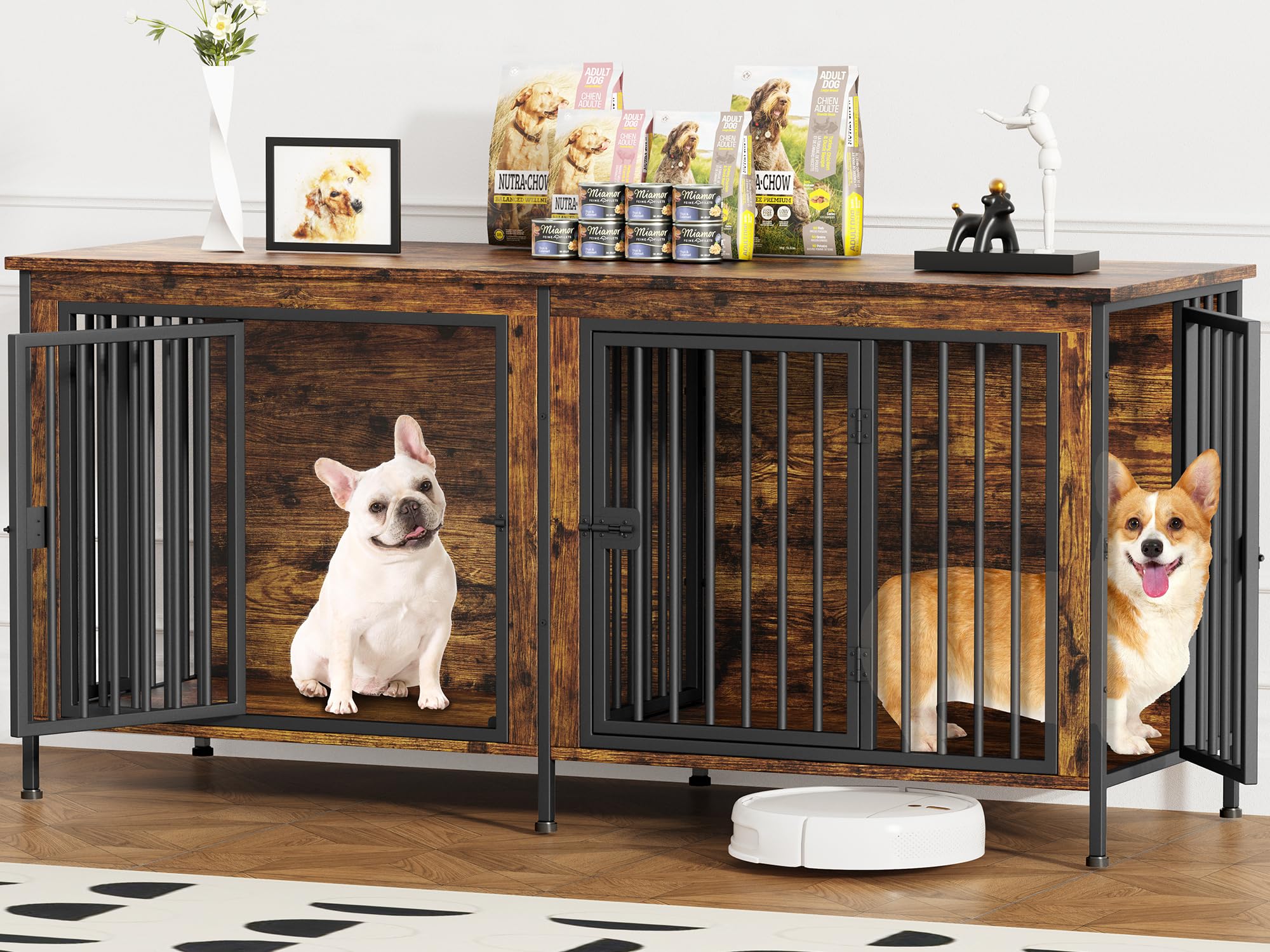 Single & Double Dog Crate Furniture