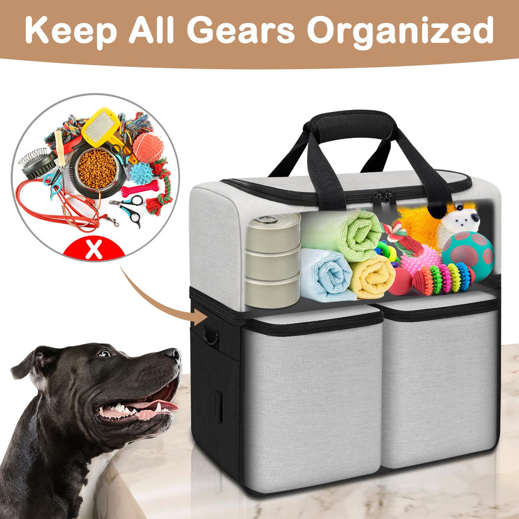 Dual Layer Dog Travel Bag