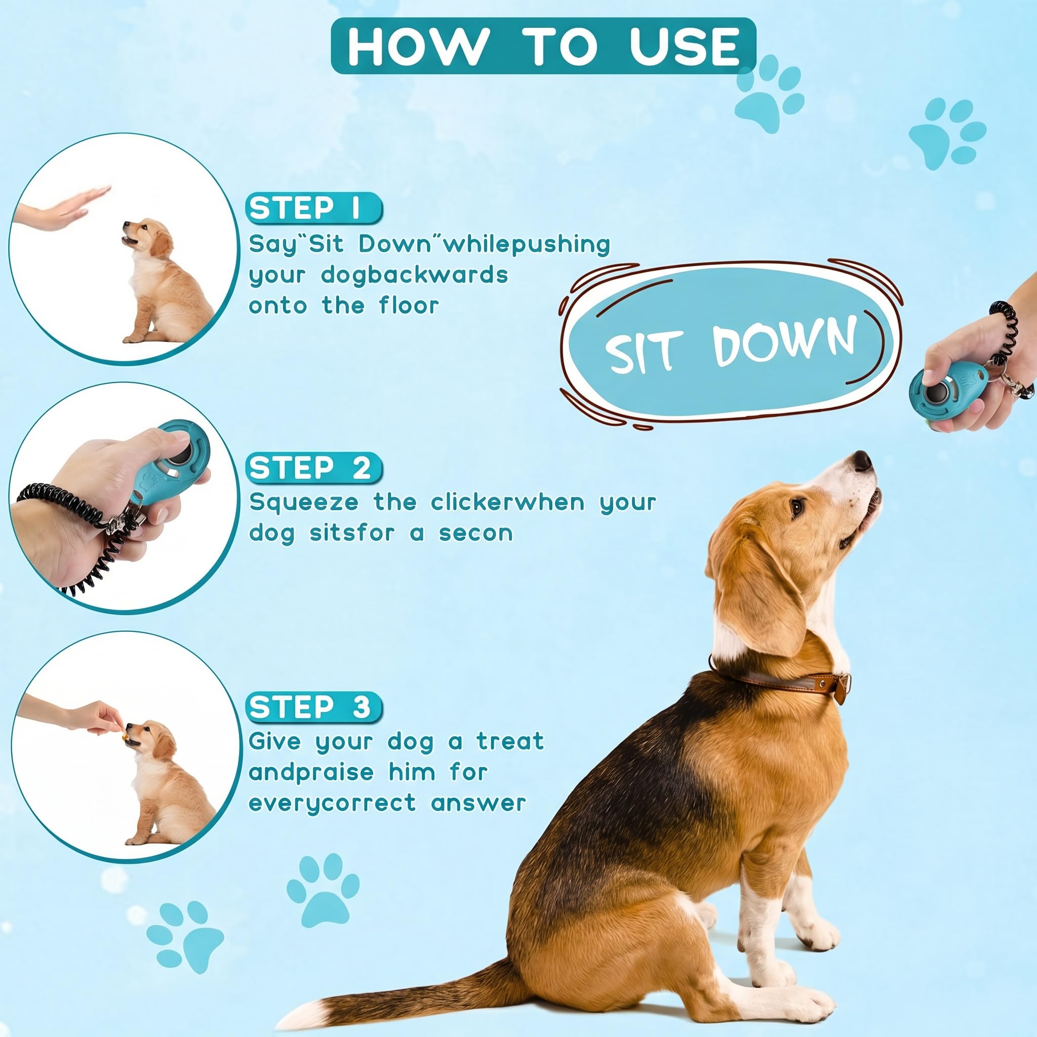 Pet Training Clicker Set