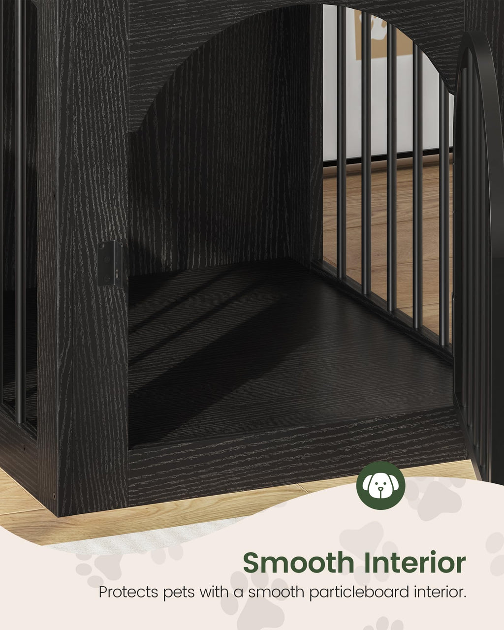 Dog Crate End Table with Storage