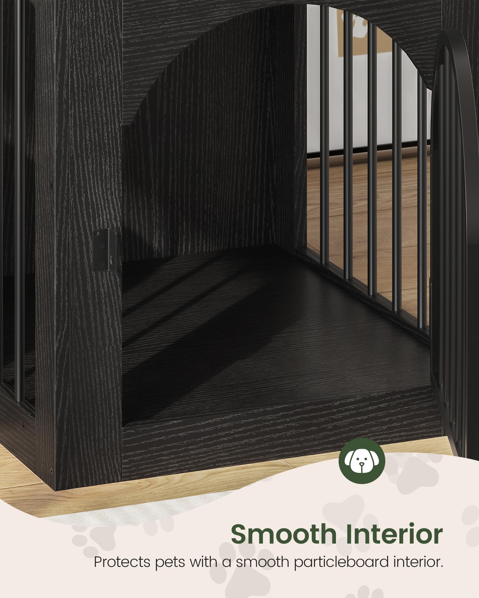 Dog Crate End Table with Storage