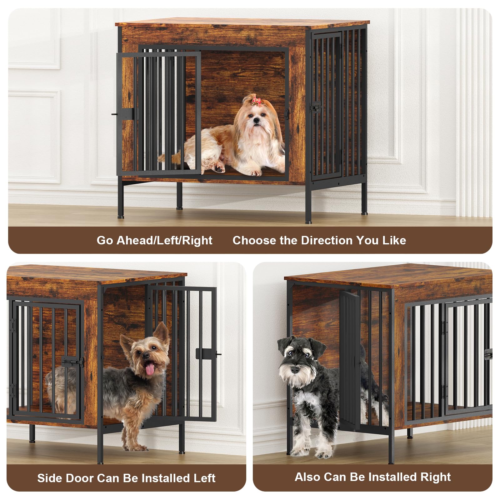 Single & Double Dog Crate Furniture