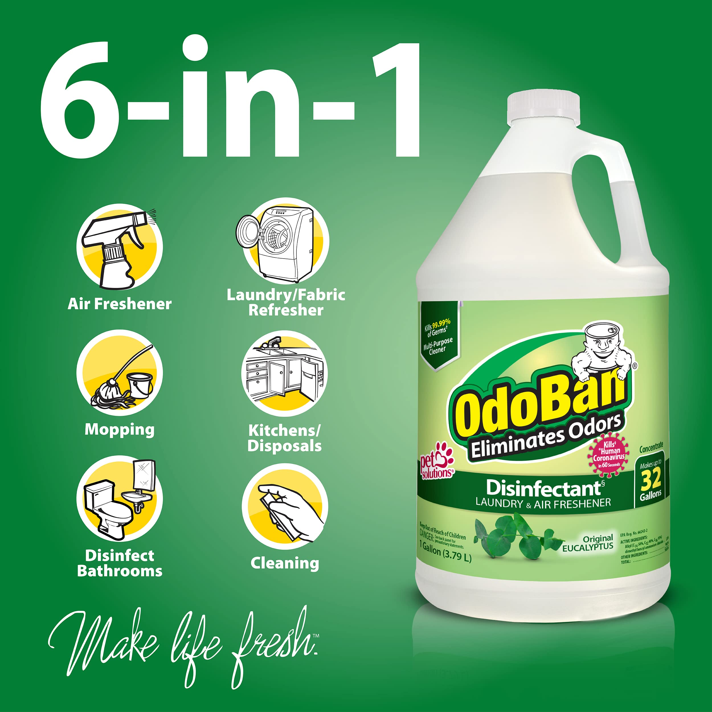 Disinfectant & Odor Eliminator Concentrate