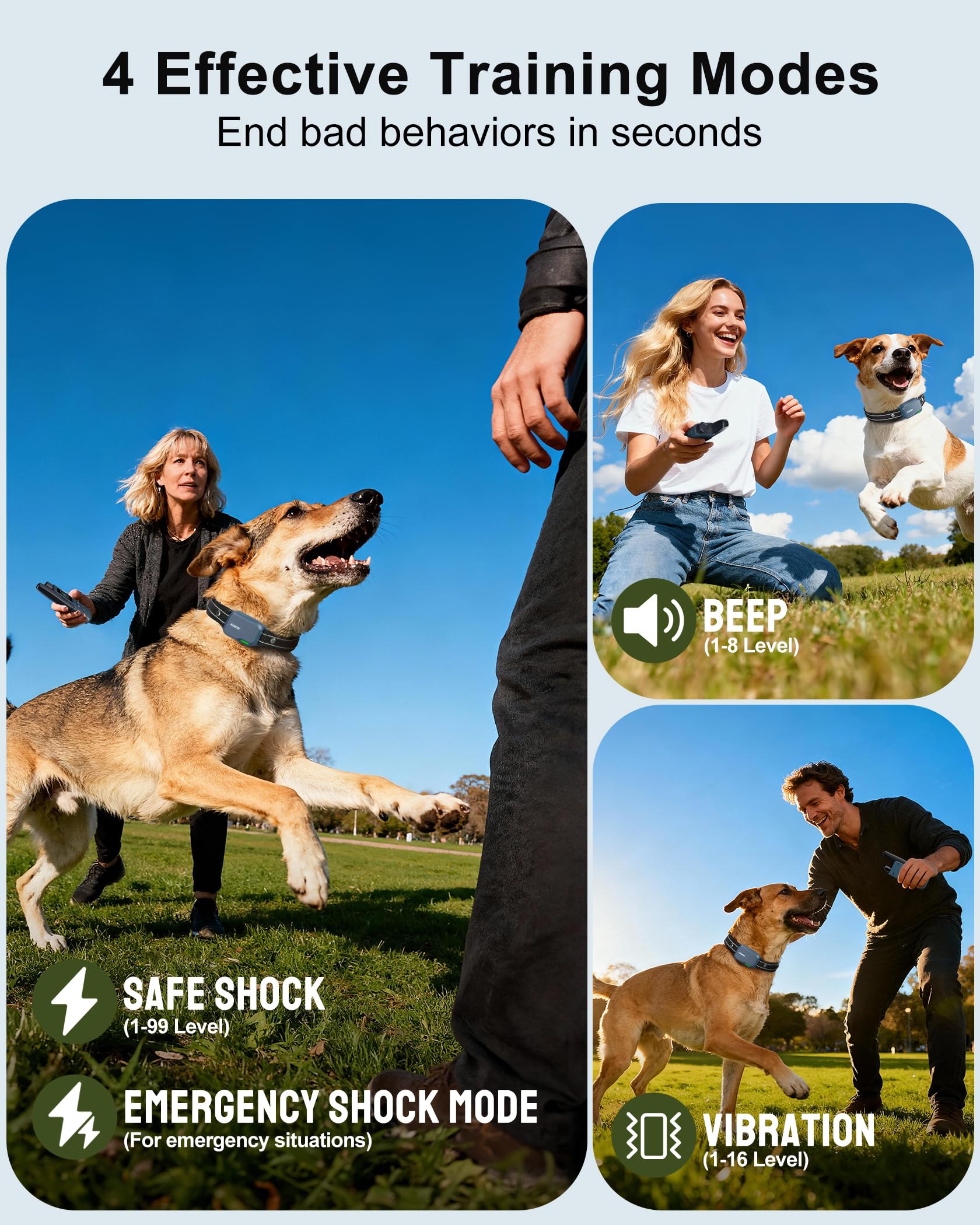 Waterproof Remote Dog Training Collar