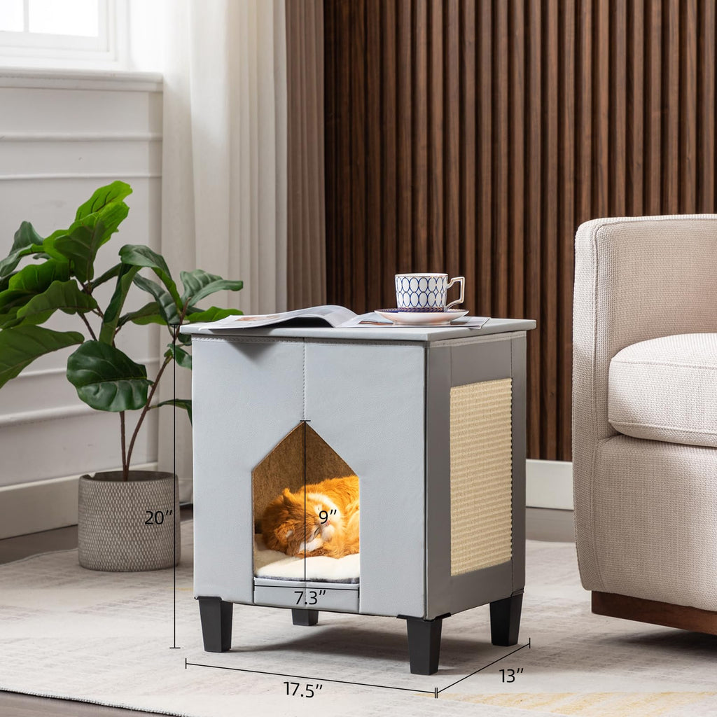 Cat Condo Side Table House