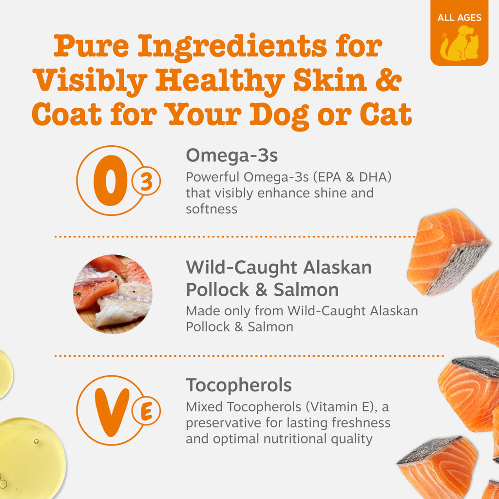 Omega-3 Salmon & Pollock Oil for Pets