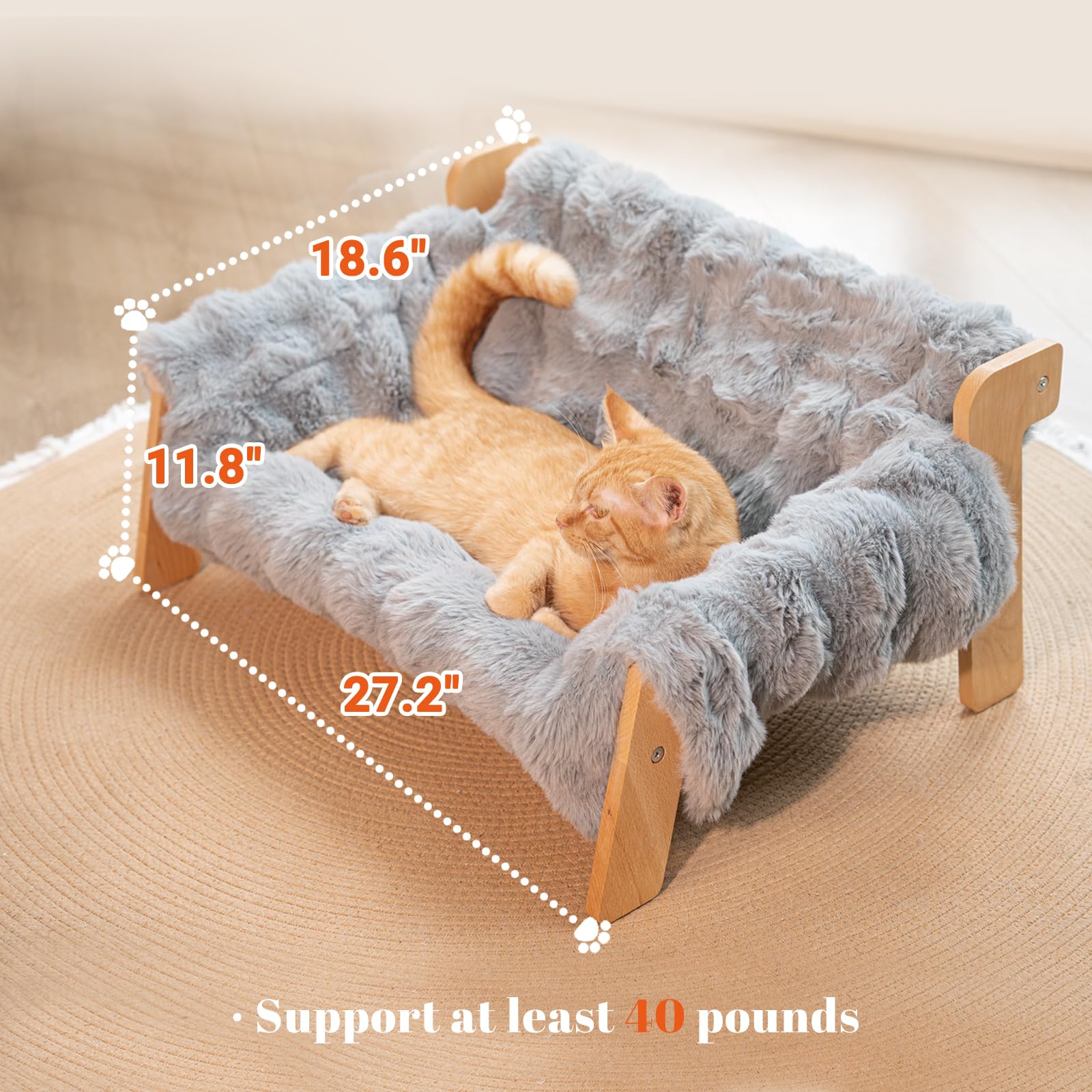 Elevated Cat Sofa Bed