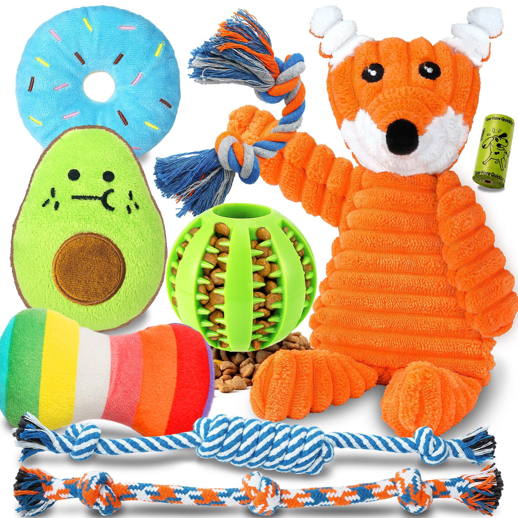 Puppy Teething Toy Set (9 Pack)